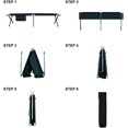 thumbnail image 4 of Homevibes - Lit de Camping (Noir 82 Pouces), 4 of 7