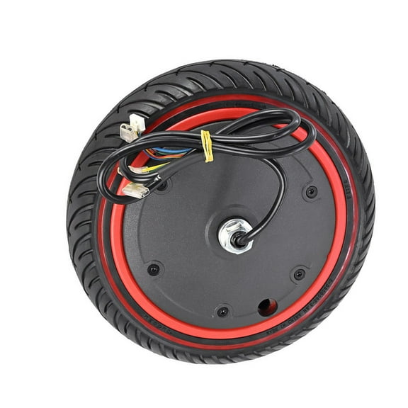 36V 350W Electric Scooter Motor Wheel 8.5 Inch Air Filled Tire Replacement Part Fit for M365 Commuting and Travel