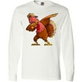 thumbnail image 3 of Inktastic Dabbing Turkey Thanksgiving Long Sleeve T-Shirt, 3 of 5