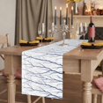 thumbnail image 2 of Table Runners 70 Inches Long Dress Scarves, Navy Blue Branches Farmhouse Coffee/Dining/Kitchen Table Decor, Holiday Table Runner, Modern Abstract Art Forest Silhouettes 13x70 Inch, 2 of 9