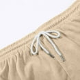thumbnail image 5 of Aocisk Kids Corduroy Shorts Casual Elastic Waist Drawstring Summer with Pockets for Daily Wear Boys Shorts Khaki 13-14 Years, 5 of 7