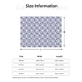 thumbnail image 5 of Naloa Plaid Flowers Flannel Blankets - Thick and Warm Blanket for Winter, Soft Fuzzy Plush King Blanket for All Seasons40"x30", 5 of 6