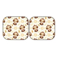 thumbnail image 7 of Haiem Sloth Yoga Car Windshield Sun Shade (2 Pieces) Foldable Windshield Sun Shade Car Accessories for Truck SUV Pickup-Large, 7 of 7