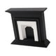 thumbnail image 5 of Chimenea de casa de muñecas a escala 1:12, modelo en miniatura, decoración de casa de muñecas, muebles negro, 5 of 9