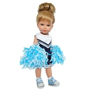 18 Inch Doll Clothes- Blue and White Cheerleader Outfit Fits 18 Inch Fashion Girl Dolls