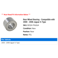 thumbnail image 2 of Rear Wheel Bearing - Compatible with 2000 - 2008 Jaguar S-Type 2001 2002 2003 2004 2005 2006 2007, 2 of 2