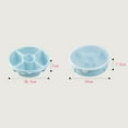 thumbnail image 4 of Coofit Divided Plate Creative 5 Grids Dessert Plate Fruit Plate with Lid, 4 of 10