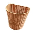 thumbnail image 2 of Cesta de mochila de ratán sintético multiusos para granja, jardín, fin de semana, tejida a mano, con correas para los hombros, ligera, 2 of 9