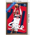 thumbnail image 3 of NBA Washington Wizards - Alexandre Sarr 25 Wall Poster, 14.725" x 22.375" Framed, 3 of 5