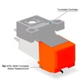thumbnail image 5 of 1Pcs Turntable Stylus Replacement For Atn3600 For Atn91, Record Player Needles, 5 of 8