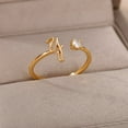 thumbnail image 4 of Adjustable 26 Letter Ring with Trendy Electroplating for Fashion Statements, 4 of 6