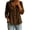 Coffee, variant on Long Sleeve Tops for Women Baeitkot V Neck Button Down Velvet Babydoll Shirt Loose Fit Tunic for Casual Fall Wardrobe Gray S