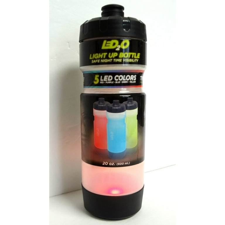 Lifeworks Led2O Light-Up 20-Ounce Water Bottle, Size: 20oz