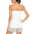 thumbnail image 3 of Txlixc - Camiseta sin mangas básica para mujer, con tirantes finos, camisetas interiores ajustables para yoga Txlixc Moda, 3 of 6