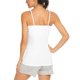 thumbnail image 3 of Txlixc - Camiseta sin mangas básica para mujer, con tirantes finos, camisetas interiores ajustables para yoga Txlixc Moda, 3 of 6