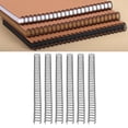 thumbnail image 1 of Metal Wire Binding Rings, Strong and Stylish Design, for Presentation, Reports, Projects, 100 Sheets Capacity, Nylon Coated Iron, 12.7mm, 34 Loops, A4, 1 of 7