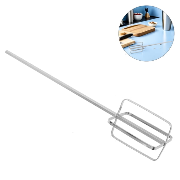 DRAFIDEEP Stainless Steel Extended Hand Mixer Beater Replacement for Powerful and Efficient Deep Mixing Tasks