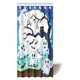 thumbnail image 1 of ABPHQTO Cortina de ducha de miedo Happy Halloween Ghosts Scary Evil Effect Art Fabric Set de baño con ganchos 90x180 cm, 1 of 2