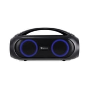 (2) Rockville GO PARTY MAX BASS Portable LED Bluetooth Speakers w/Wireless Link