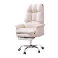 thumbnail image 3 of Silla de oficina ejecutiva, silla de escritorio para el hogar, respaldo ajustable, cómoda y moderna silla reclinable giratoria de 360  degree, reclinable, 3 of 8