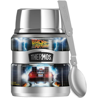  Back To The Future Delorian License Plate THERMOS STAINLESS  KING Stainless Steel Food Jar with Folding Spoon, Vacuum insulated & Double  Wall, 16oz : Home & Kitchen