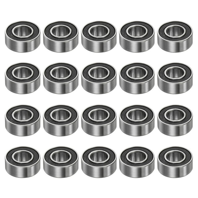 Unique Bargains Roulements à Billes 686-2RS 6mmx13mmx5mm Acier Chromé Double Scellé Lot de 20