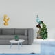 thumbnail image 2 of Escultura de pollo,Escultura de pollo,decoración del hogar,figura de gallo,Figura de escritorio,Estante de estatua de pavo real para escritorio,decoración del hogar,Figura decorativa creativa, 2 of 8