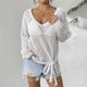 thumbnail image 1 of Neewe Women Summer Knit Vest Cap Sleeve Crochet Tops Hollow Out Cover Up Tank Top Pullover Beach Vacation Clothes, 1 of 7