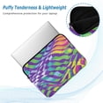 thumbnail image 2 of FORMRS 13-13.3 inch Laptop Sleeve Case Soft Carrying Quilted Computer Bag Cover, Green Wavy Pattern, 2 of 7