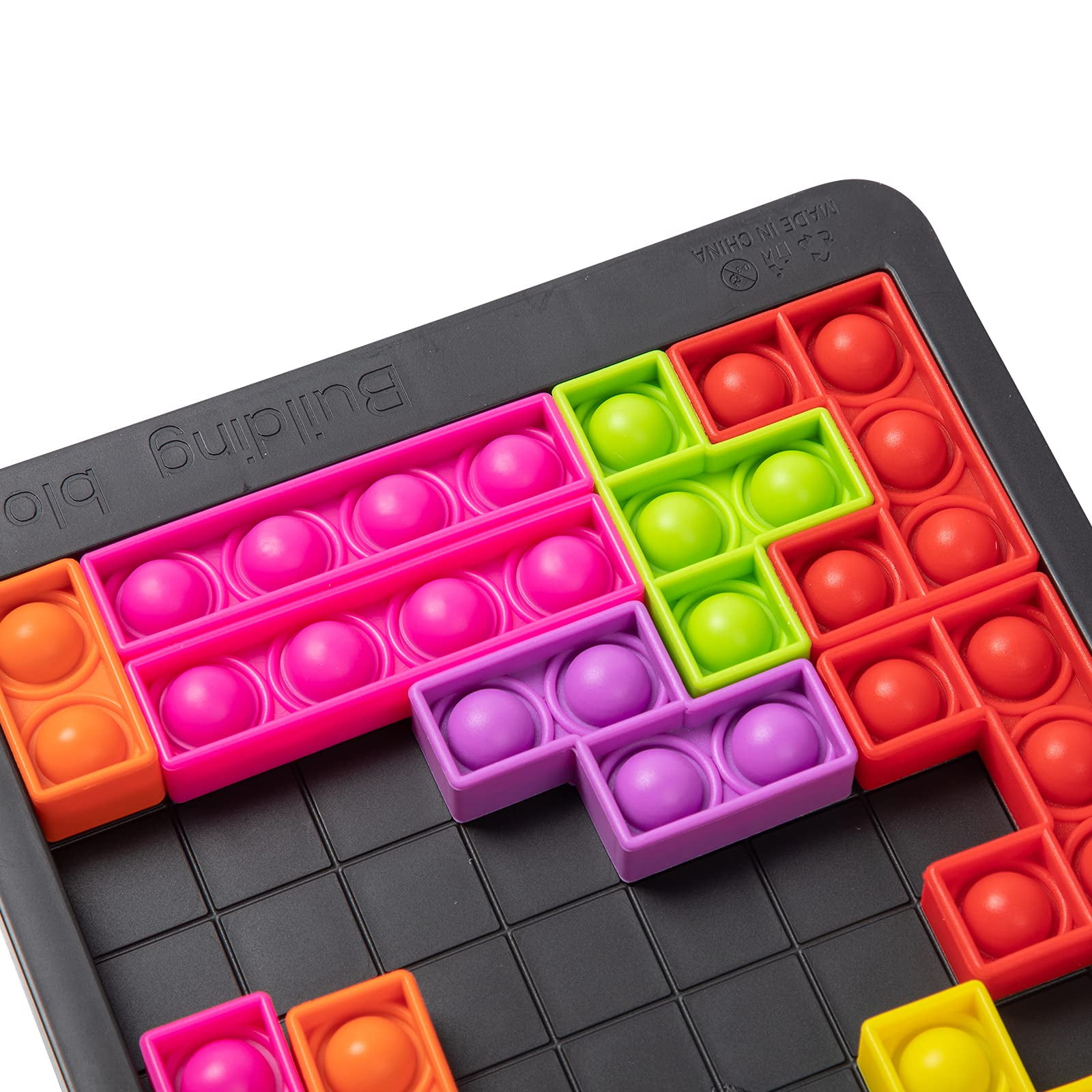 27X Popet Bubble Tetris Jigsaw Puzzle Toys Anti-stress Sensory Fidget Toys UK 