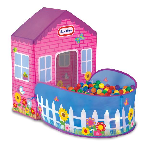 Little Tikes Playhouse Tent 20 Balls Included Indoor/Outdoor
