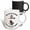 Multicolor, variant on 3drose, Funny Cute Time Flies like and Arrow Fruit Flies like a Banana, 11oz Two-tone Yellow Mug