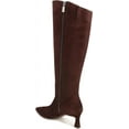 thumbnail image 4 of Naturalizer Women's Deesha Knee High Boot Mahogany Brown Suede Wide Calf 7M, 4 of 5