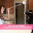 thumbnail image 4 of IGUOHAO 3Pcs Cat Teaser Toy Interactive Feather Wand Stick Adorable Fairy Wand with Tassel Bells for Kitten Having Fun Exercise Playing, 4 of 9