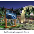 thumbnail image 3 of Projector Screen Sheet 16:9, Rear Projection Screen Portable Foldable Non-crease White Projector Curtain Projection Screen Curtain(120 Inch), 3 of 5