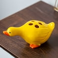 thumbnail image 6 of Shoreew Duck Toothbrush Holder Ceramic Cute Toothbrush Organizer Decorative Cartoon Duck Toothbrush Stand for Bathroom Decor And Storage, 6 of 7