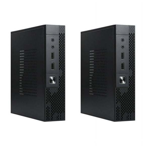 2X ITX Computer Case TX02 Mini Desktop Case Industrial Control HTPC Case