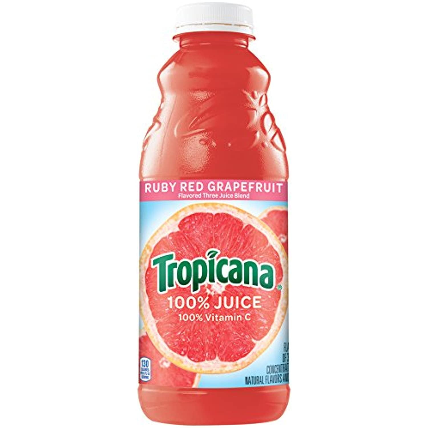 Tropicana Ruby Red Grapefruit Juice 32 Oz Plastic Bottle