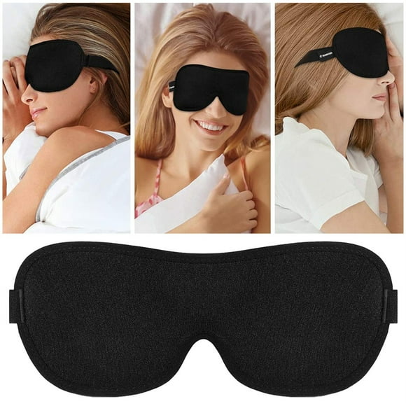 The Summer I Turned Pretty Beauty Awwp Clear Out Stock! 1* Sleeping Eye Mask 3D Eye Breathable Light Blocking Stereoscopic Sleep Alleviating Male 3D Eye, Black