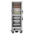 thumbnail image 2 of 33 in. Commercial Insulated Heated Holding/Proofing  Cabinet with Wire Racks and Solid Dutch Doors in Silver (KM-CHP36-WIDD), 2 of 14