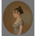 thumbnail image 3 of Jacob Eichholtz 15x16 Black Modern Framed Museum Art Print Titled - Miss Schaum (1808-10), 3 of 5