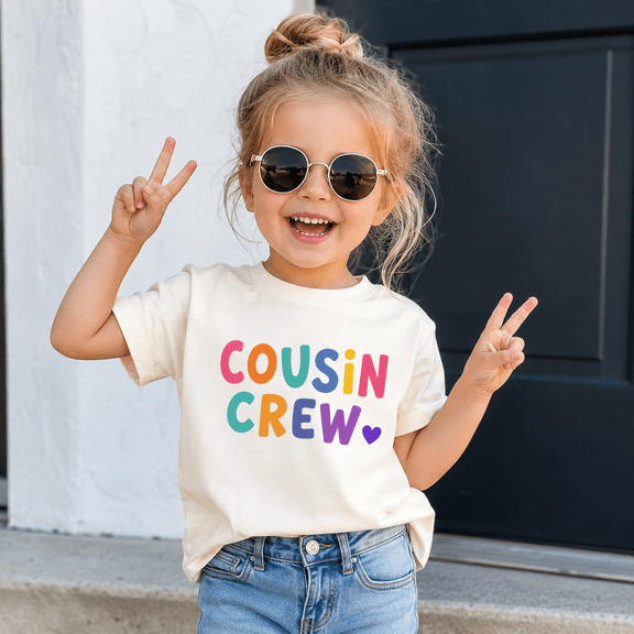 Cousin Crew Shirt, Matching Family Shirts, Colorful Cousin Outfit, Family Reunion Shirt, Cousin Vacation Gift for Summer Trips