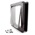 thumbnail image 5 of Big Clearance! Pet Door,4 Way Lockable Cat Flap Door for Interior Exterior Doors, Weatherproof Pet Doors for Cats & Doggie with Circumference, Suitable for Window & Wall, 5 of 5