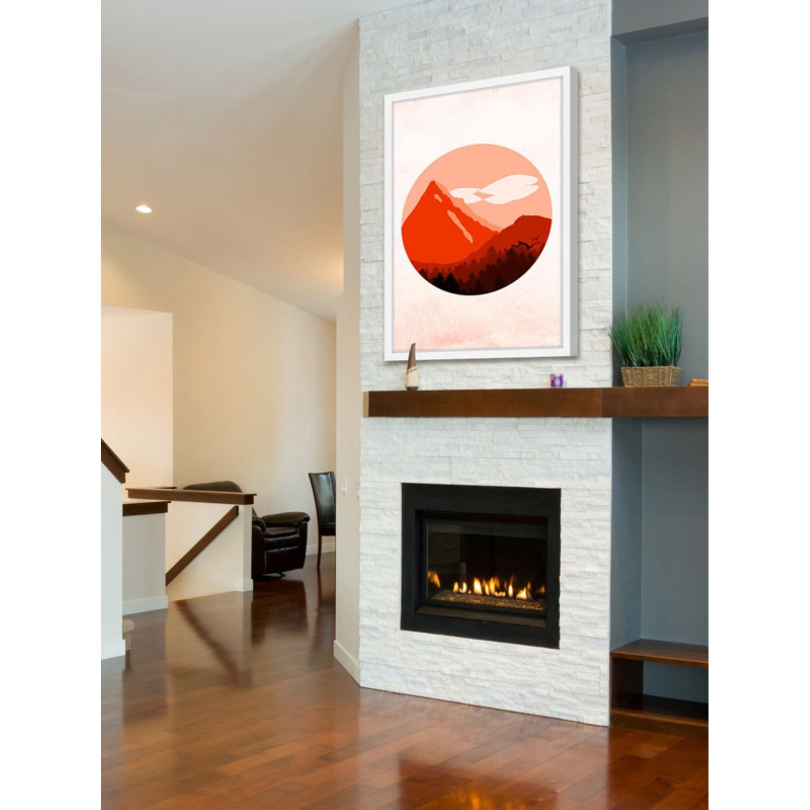 Marmont Hill "Red Mountain" Framed Painting Print