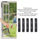 thumbnail image 3 of Imanes De Clip De Pantalla De Ventana Magnética, 10 Piezas De 10 Piezas Fácil De Usar Hebilla De Pantalla De Instalación Fácil De Cierre Magnético Fuerte Resistente Para El, 3 of 7