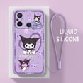 thumbnail image 1 of Kawaii Kuromi Anime para Xiaomi Redmi 12C 11 Prime A1 10 10X 9 9A 9T 9AT 8 8A 7 6 Pro 4G 5G funda de teléfono de cuerda líquida Coque Capa xuanjing  unisex, 1 of 2