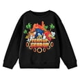 thumbnail image 4 of Bioworld Sonic The Hedgehog Modern Team Up Gear Up Youth Black Crew Neck Sweatshirt, 4 of 6