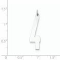 thumbnail image 2 of SS Large Elongated Polished Number 4 QEL04, 2 of 2