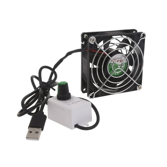Brushless USB Fan for PC and Router Cooling Improve Air Circulation and Prevent Overheating 44CFM Big Airflows Coolers