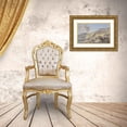 thumbnail image 3 of Robert Charles Dudley 24x18 Gold Ornate Framed and Double Matted Museum Art Print Titled - The Cliffs, Foilhummerum Bay, Valentia, the Point at Which the Shore-End of the Cable was Landed on, 3 of 4